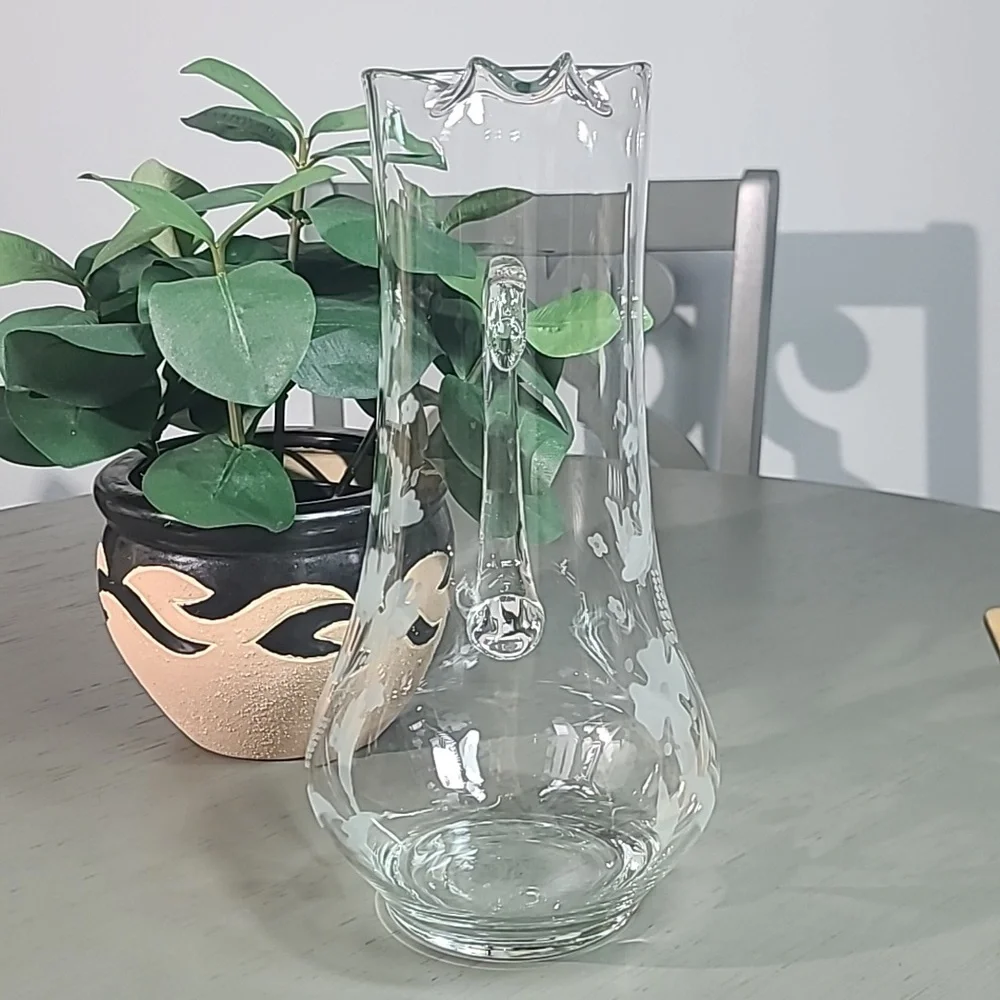 Romania Glass Blown Vintage Picture.